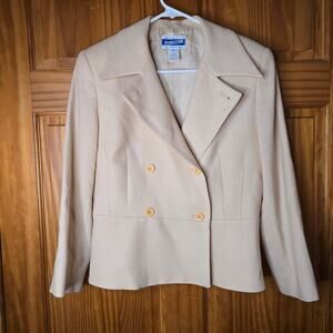 Pendleton 100% Wool Cream Blazer Size 10